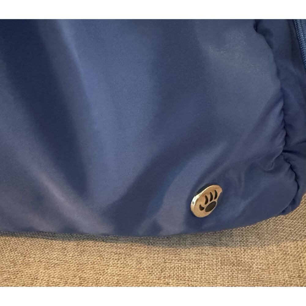 Bearpaw Bag Style Blue Quilted Zipper Shoulder Bag - Picture 2 of 13